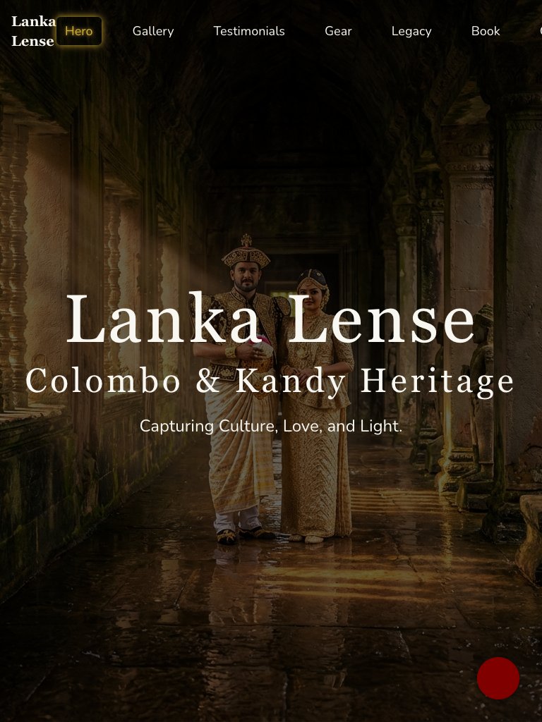 Lanka Lense tablet view