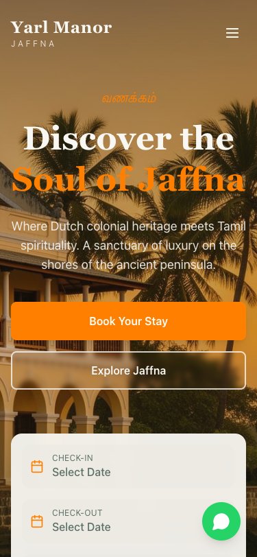 Saffron Gateway mobile view