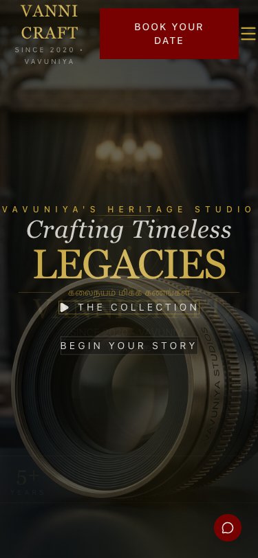 VANNI CRAFT mobile view